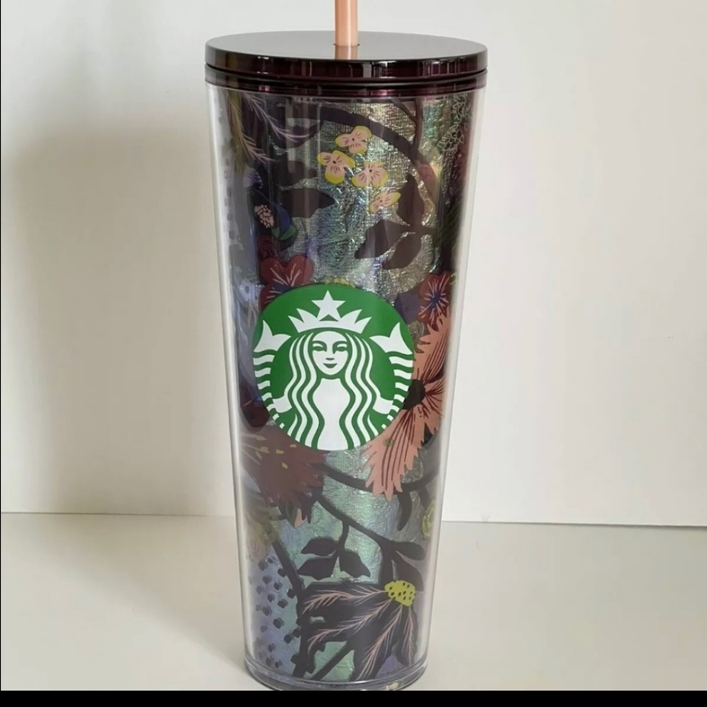 NWT Starbucks Fall 2021 floral tumbler